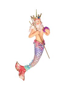 Gisela Graham Pastel Neptune Decoration